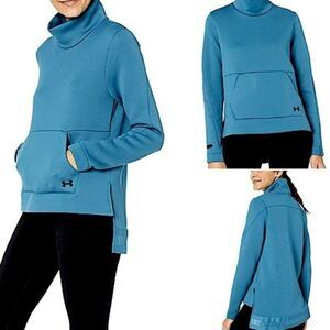 Blue under Armour move mock neck Sweatshirt M